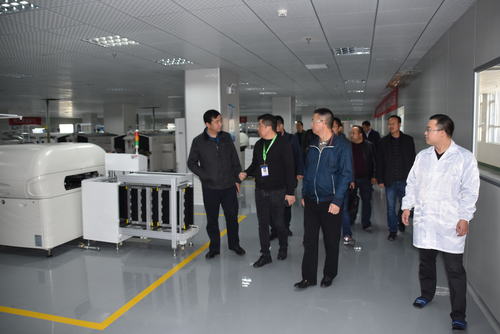 市人社局姚振康局长带队调研富信通讯项目招工服务工作2