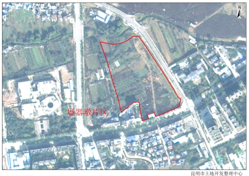计划供应住宅用地宗地位置图（城器墩片区）