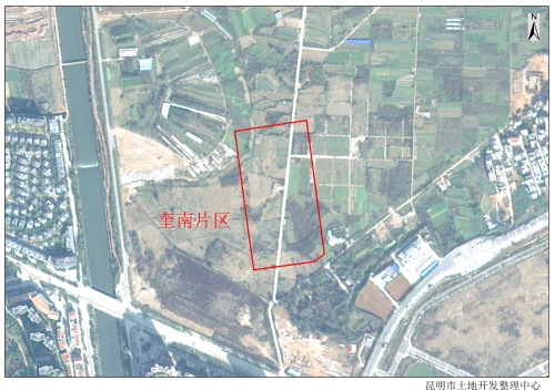 计划供应住宅用地宗地位置图（奎南片区）