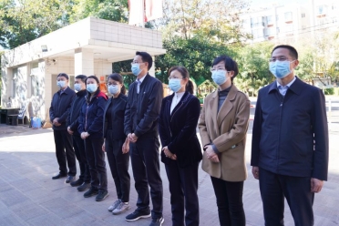 富民县县委周燕书记率队到富民县公安局开展抗疫一线干部职工集中慰问 2