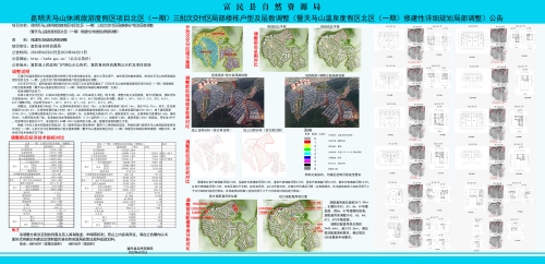昆明天马山休闲旅游度假区项目北区（一期）三批次交付区局部楼栋户型及层数调整（暨天马山温泉度假区北区（一期）修建性详细规划局部调整）公告