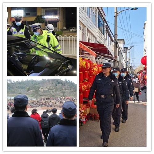 富民公安五个到位全力确保春节全县安全稳定治安秩序良好2