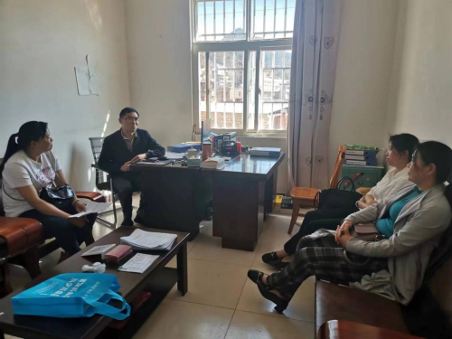 富民县卫健局领导调研心脑血管疾病高危人群筛查与干预项目工作1