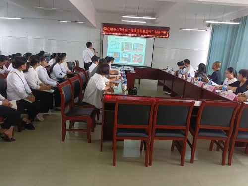 市卫健委到款庄镇中心卫生院开展“优质服务基层行”暨国家推荐标准卫生院市级评审工作1