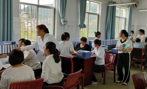 市卫健委到款庄镇中心卫生院开展“优质服务基层行”暨国家推荐标准卫生院市级评审工作2