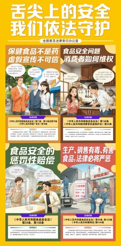 【普法海报】食品安全宣传海报2