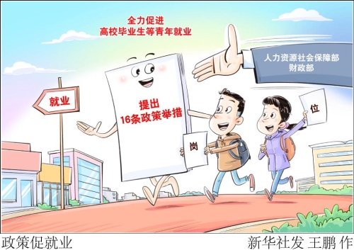 【普法漫画】政策促就业（来源：中国普法网）