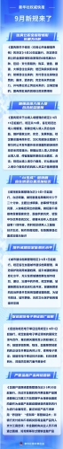 【普法长图】9月新规来了（来源：中国普法网）
